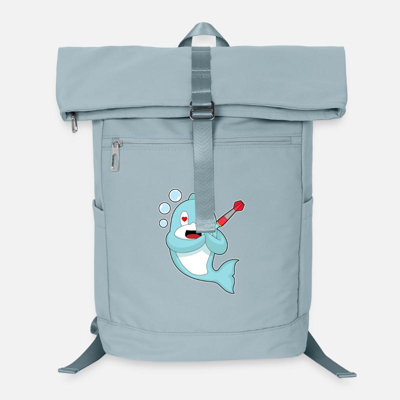 Delfin Dart Dartpfeil Sport Laptop-Rucksack 