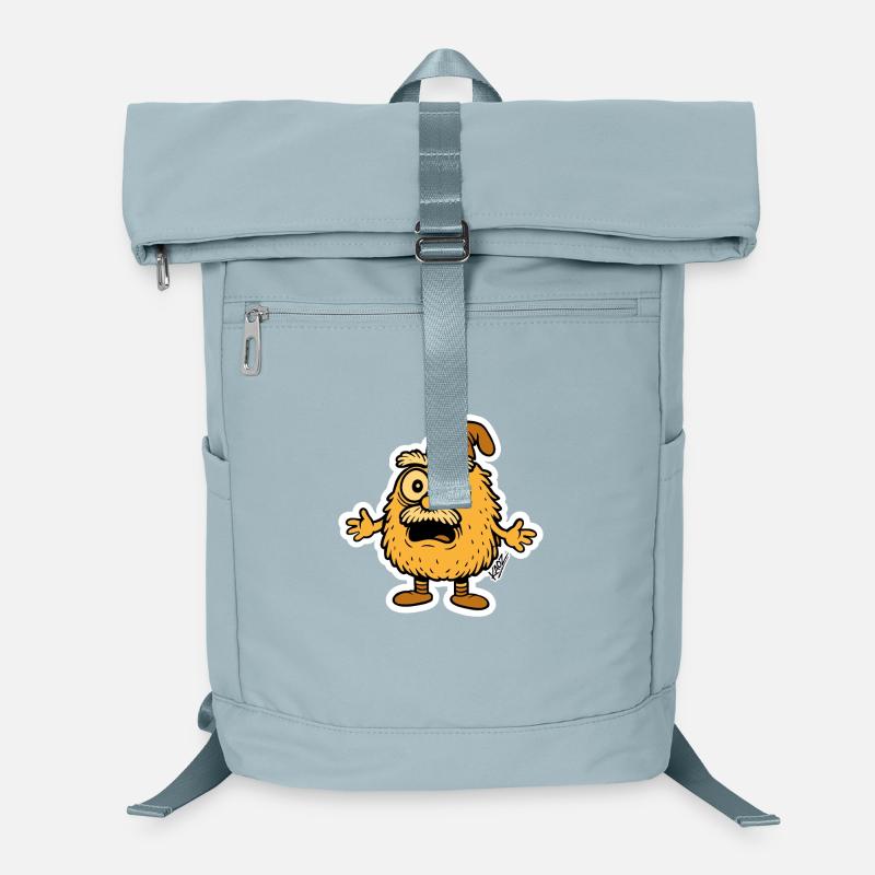 Entsetzter Gartenzwerg Wichtel Cartoon Laptop-Rucksack 