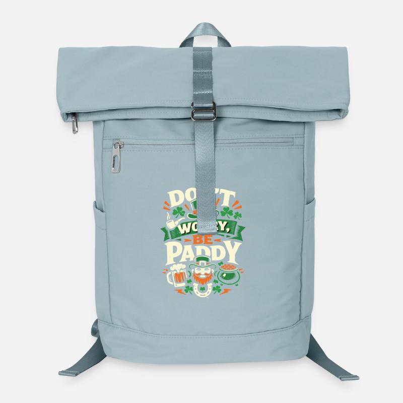 Ne t’inquiète pas, sois Paddy | Diction de la Saint-Patrick Sac à dos ordinateur