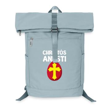 Christos Anesti Griechisches Osterei - Laptop-Rucksack  - Eisblau - Vorne