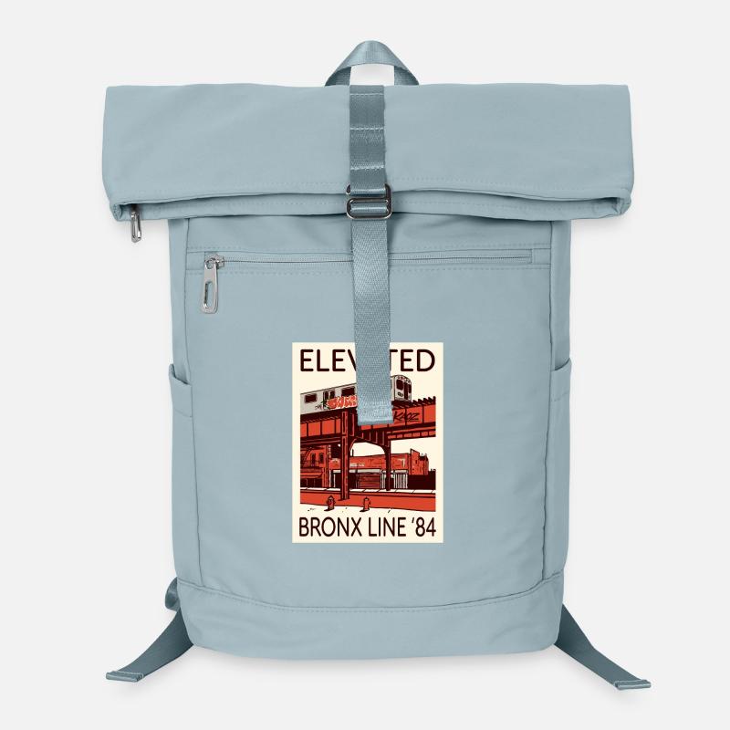Elevated Bronx Line 84 Grafik Laptop-Rucksack 