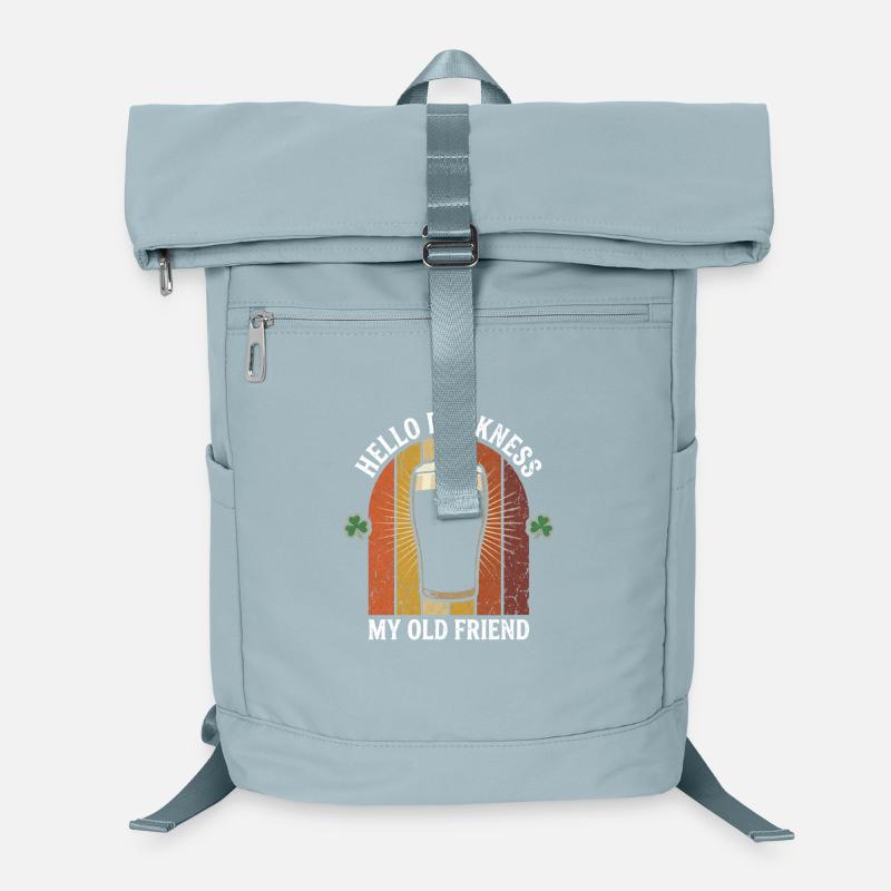 Hello Darkness My Old Friend Drinks Stout Beer Laptop Backpack