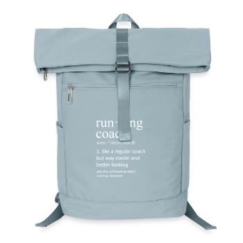 Lustiger Lauftrainer Definition Substantiv Slogan - Laptop-Rucksack  - Eisblau - Vorne