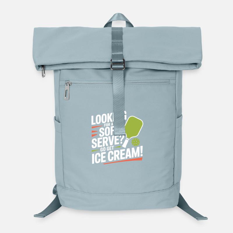 Pickleball Spieler Looking For Soft Serve Dinking Laptop-Rucksack 
