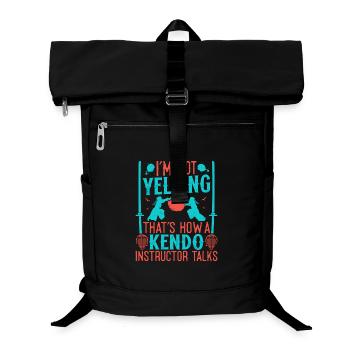  Kendo Instructor School Japanese Martial Arts - Laptop Backpack - black - Front