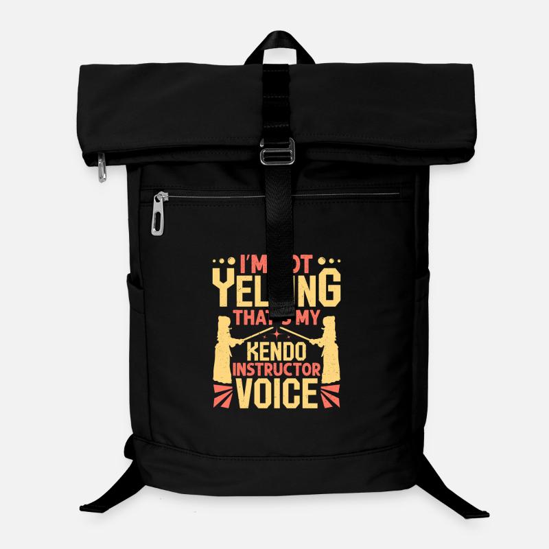 Enseignant de Kedno Instructeur de l’École d’arts martiaux de kendo Sac à dos ordinateur