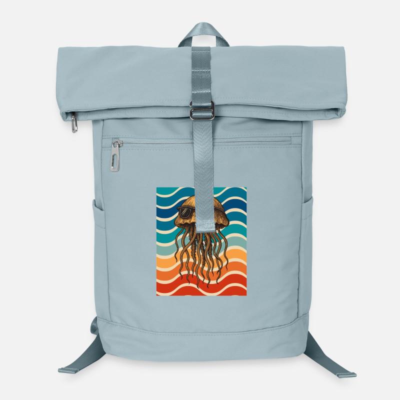Plage des lunettes de soleil méduses Sac à dos ordinateur