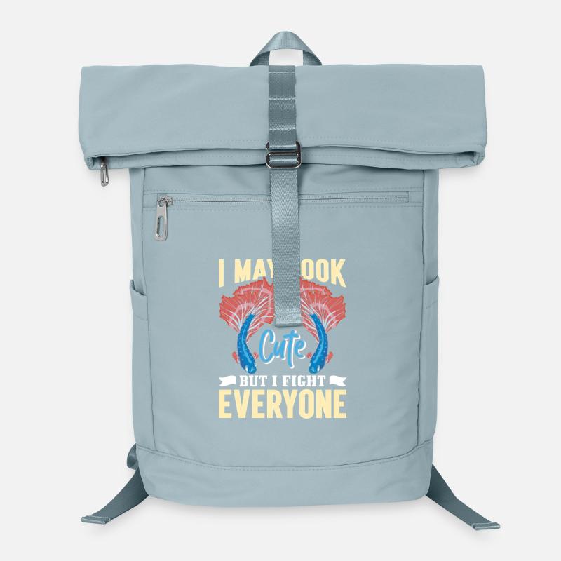 Betta Fish Keeper Aquarium Fish Tank Siamese Laptop-Rucksack 