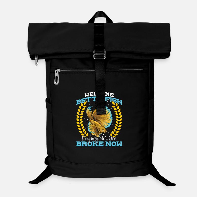  Betta Fish Keeper Aquarist Fish Tank Siamese Laptop Backpack