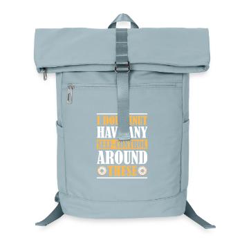 Donut fast food - Laptop Backpack - ice blue - Front