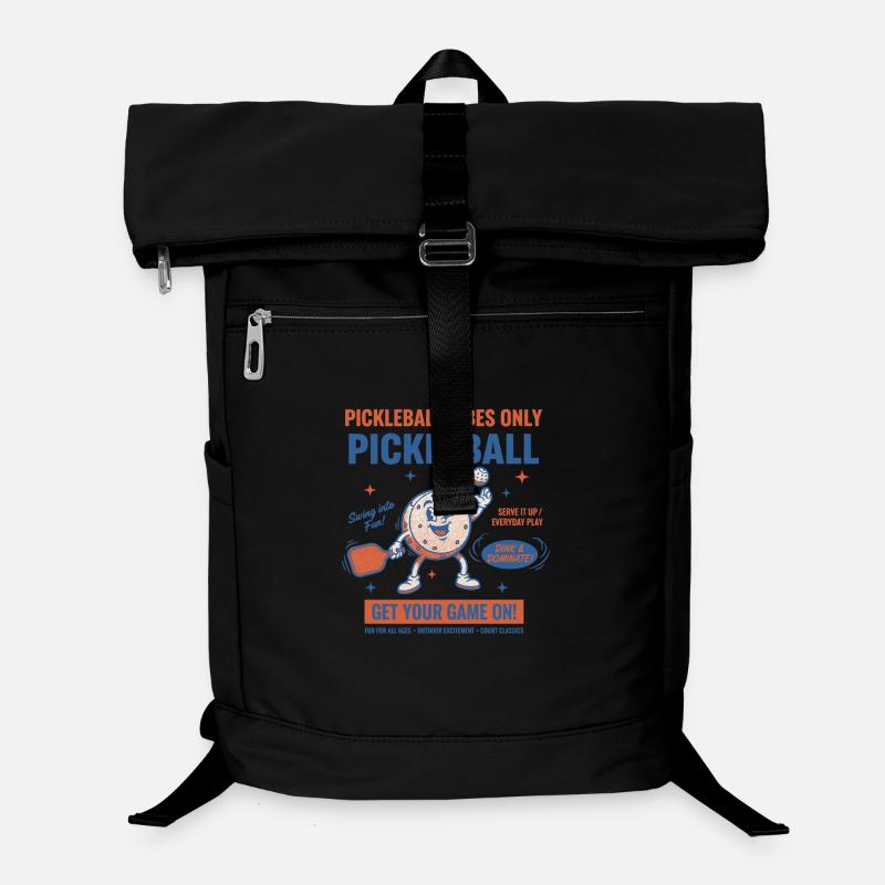 Pickleball Funny Player Pickle Ball Vibes nur Laptop-Rucksack 
