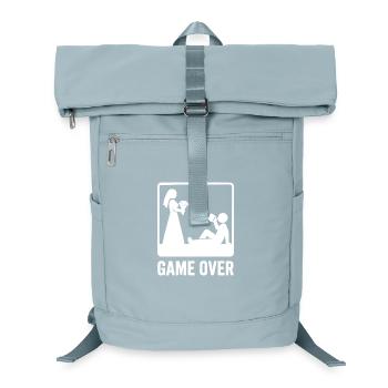 Game Over Hochzeit – Lustiges Brautpaar - Laptop-Rucksack  - Eisblau - Vorne