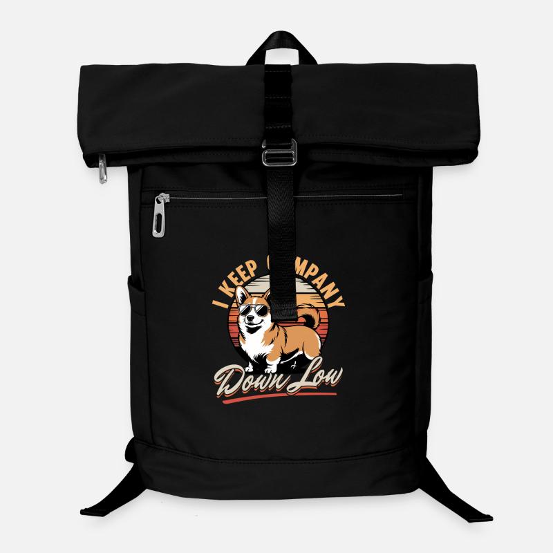 Funny Dog Breed Corgi Laptop-Rucksack 