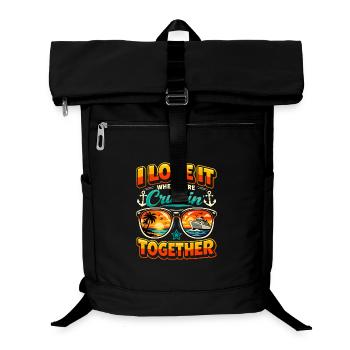 Kreuzfahrt Kreuzfahrtschiff Kreuzfahrturlaub - Laptop-Rucksack  - Schwarz - Vorne