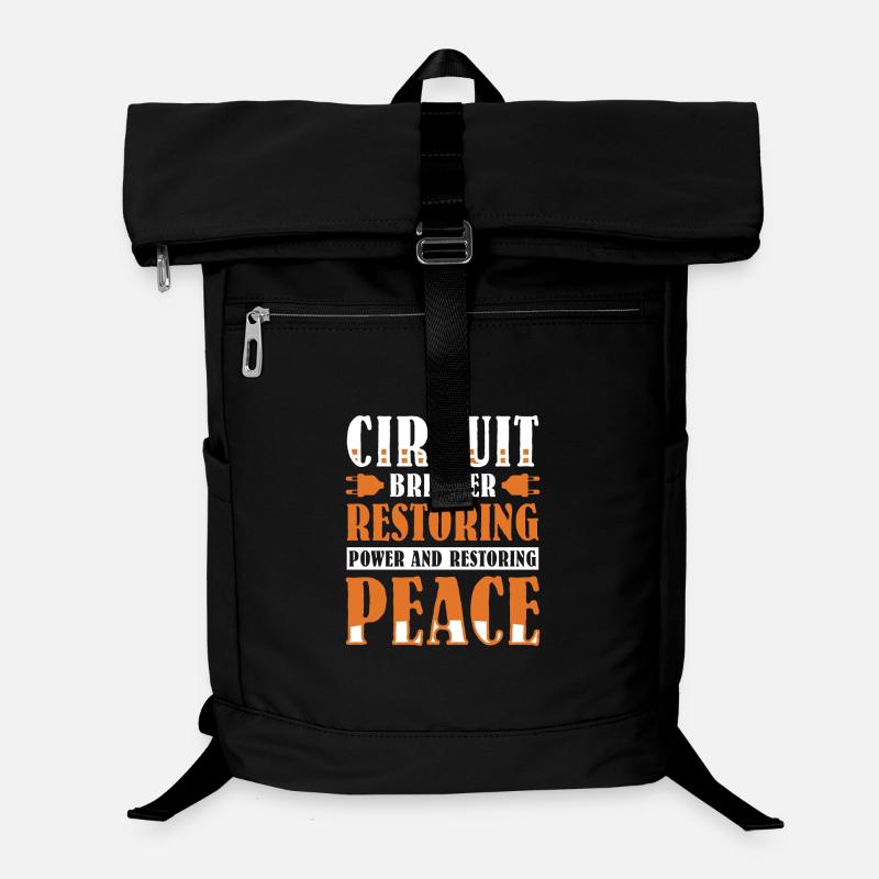 Electrician, Electronics Technician, Electrician - Laptop Backpack - black