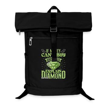  Diamond Artist Collection Money can buy Diamond - Laptop Backpack - black - Front