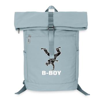 Breakdance B-Boy Streetdance Hip Hop - Laptop-Rucksack  - Eisblau - Vorne