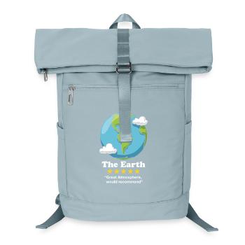Die Erde - Laptop-Rucksack  - Eisblau - Vorne
