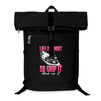 Quad ATV Femme Fille Quad Quad - Sac à dos ordinateur - noir - Devant