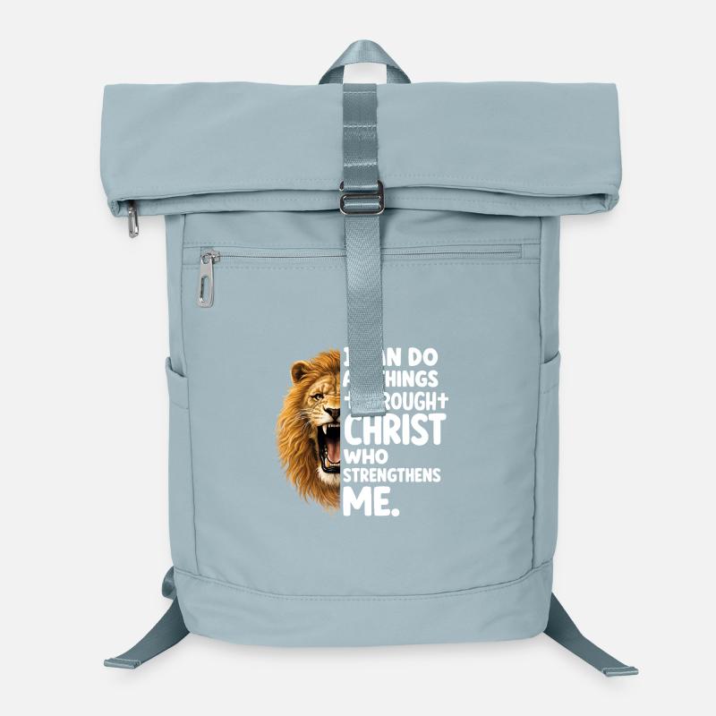 Löwe der Stärke durch Christus Laptop-Rucksack 