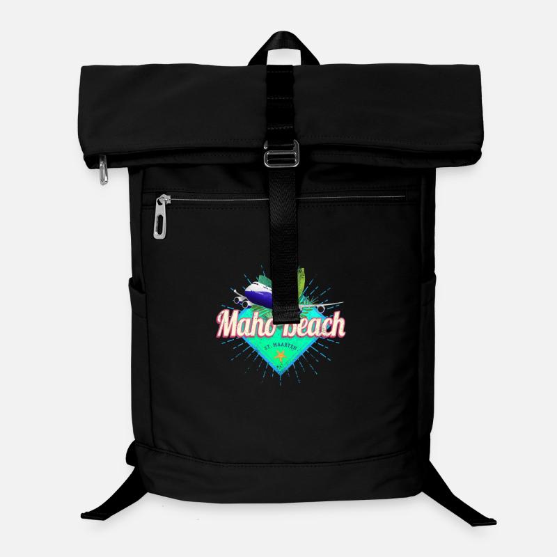 Souvenir vintage caribéens de St. Maarten Airplane Sac à dos ordinateur