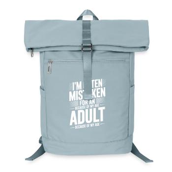 Saying Young Look Old Humor Funny Gift - Laptop Backpack - ice blue - Front