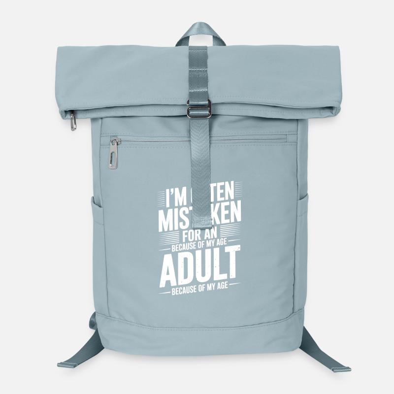 Saying Young Look Old Humor Funny Gift Laptop Backpack