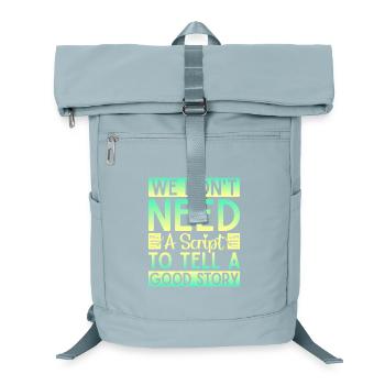 Théâtre musical Nous n’avons pas besoin d’un théâtre à script - Sac à dos ordinateur - bleu glacier - Devant