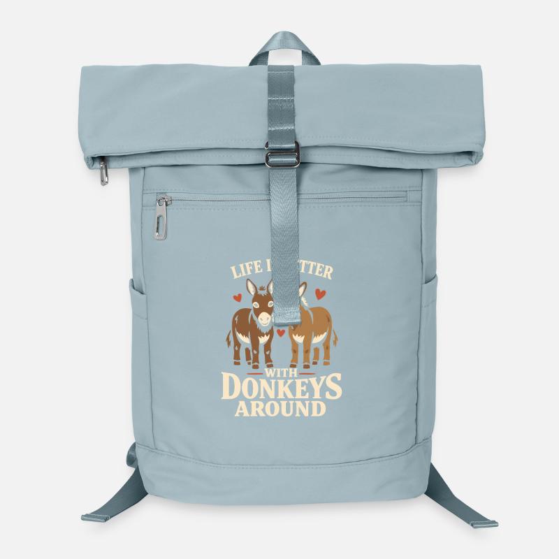 Amant des ânes Âne Animal drôle d’âne Sac à dos ordinateur