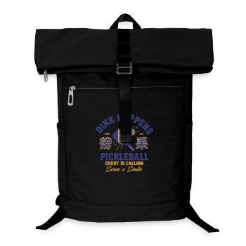 Pickleball Funny Player Dink Happens Love - Laptop Backpack - black - Front