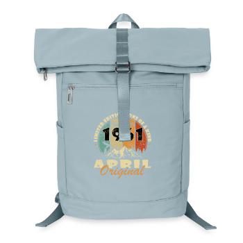 Birthday April 1961 Legendary Epic - Laptop Backpack - ice blue - Front