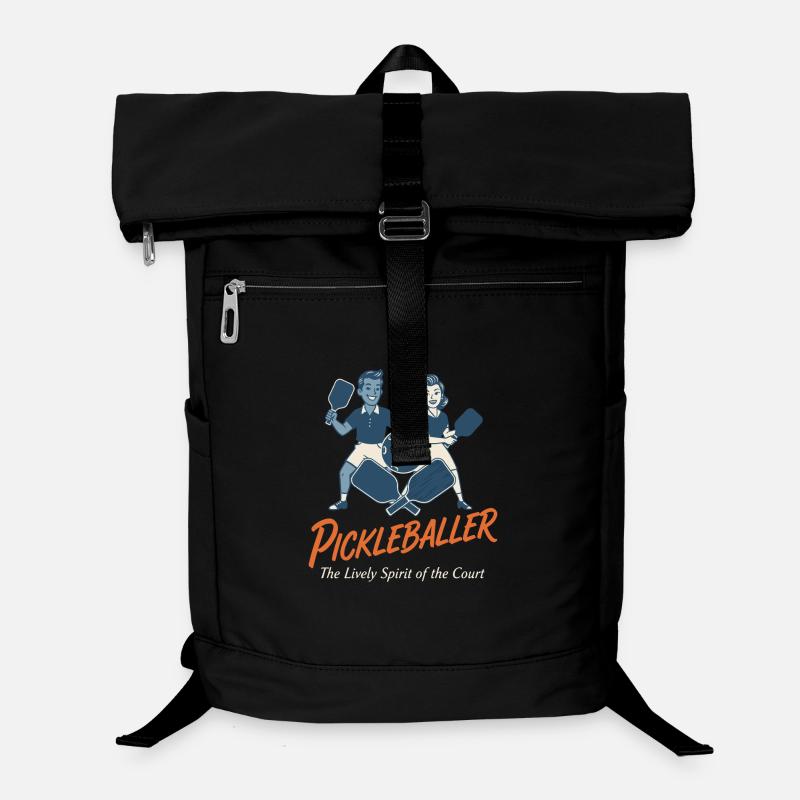 Pickleball-lustiger Spieler Pickleball-Liebe Laptop-Rucksack 