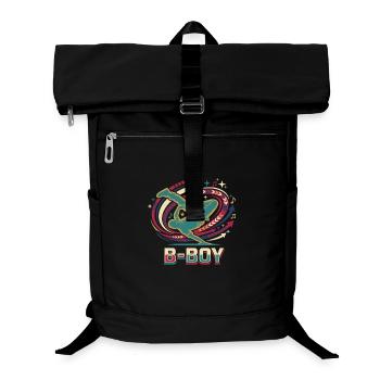 Breakdance B-Boy Hip Hop Streetdance - Laptop-Rucksack  - Schwarz - Vorne