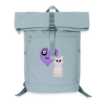Cat Hearts Pets Cats - Laptop Backpack - ice blue - Front