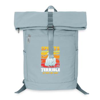 Geisterjäger Halloween Englisch Spruch - Laptop-Rucksack  - Eisblau - Vorne