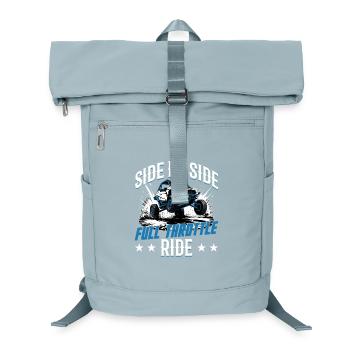 UTV Off Road 4 Wheeler Side by side - Laptop-Rucksack  - Eisblau - Vorne