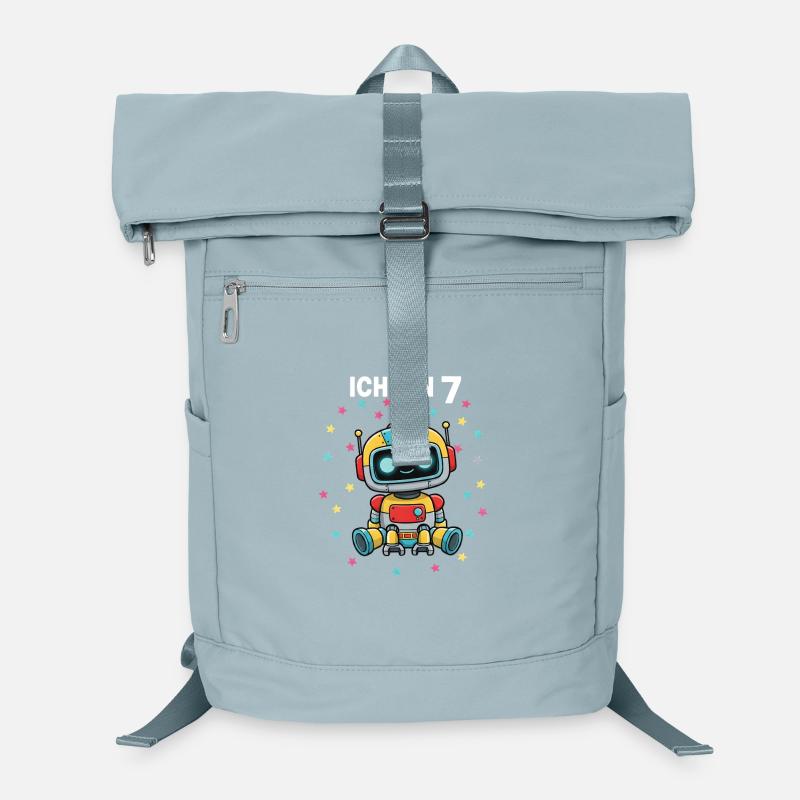 Ich bin 7 - Süßes Roboter zum 7. Geburtstag Laptop-Rucksack 