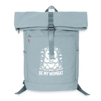 Be My Wombat Cartoon - Laptop-Rucksack  - Eisblau - Vorne
