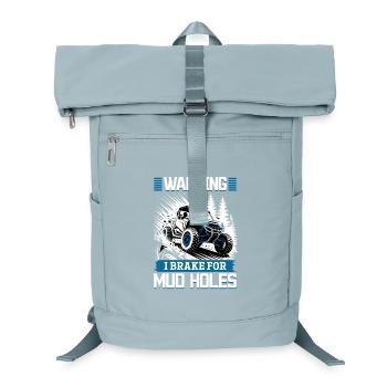 UTV Off Road 4 Wheeler Side by side - Laptop Backpack - ice blue - Front