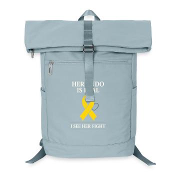 Sensibilisation à l’endométriose Guerrier de l’endo - Sac à dos ordinateur - bleu glacier - Devant