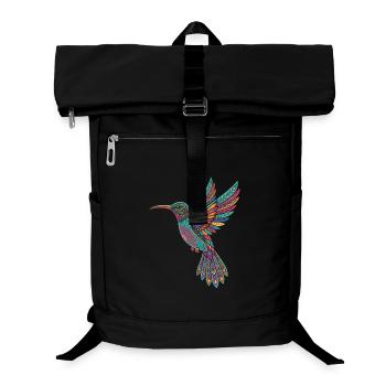 Folklore mexicain d’Alebrije Hummingbird - Sac à dos ordinateur - noir - Devant