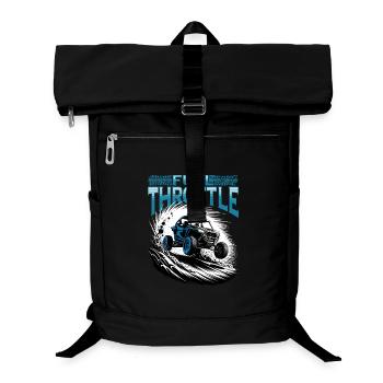UTV Off Road 4 Wheeler Side by side - Laptop Backpack - black - Front