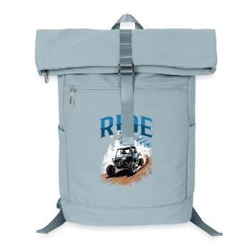 UTV Off Road 4 Wheeler Side by side - Laptop Backpack - ice blue - Front