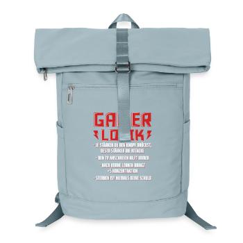 Gamer Logik Kraft im Spiel - Laptop-Rucksack  - Eisblau - Vorne