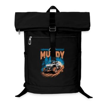 UTV Off Road 4 Wheeler Side by side - Laptop Backpack - black - Front