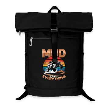 UTV Off Road 4 Wheeler Side by side - Laptop Backpack - black - Front