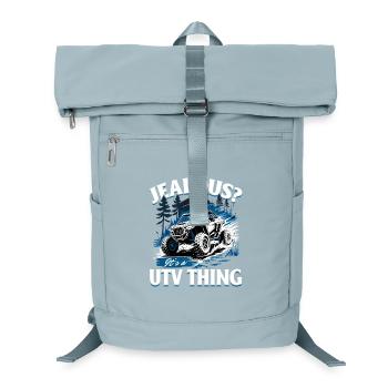 UTV Off Road 4 Wheeler Side by side - Laptop Backpack - ice blue - Front