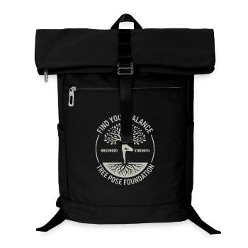 Yoga Find Your Balance Mindfulness - Laptop Backpack - black - Front