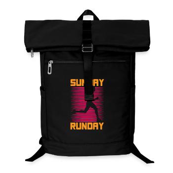 Coureur de course Marathon du dimanche Runday - Sac à dos ordinateur - noir - Devant
