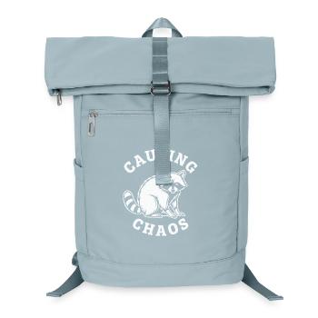 Chaotic Raccoon Causing Chaos - Laptop Backpack - ice blue - Front